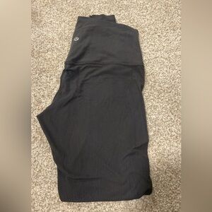 Lululemon ribbed grey leggings - 8